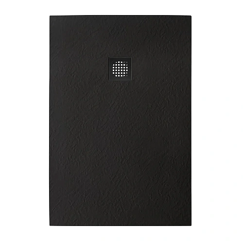 Душевой поддон BelBagno UNO TRAY-MR-UNO-AH-120/90-35-NERO-NO из искусственного мрамора с сифоном Душевой поддон BelBagno UNO TRAY-MR-UNO-AH-120/90-35-NERO-NO из искусственного мрамора с сифоном