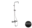 Душевая система Remer Elegance EQ34ASSDNO термостатическая, черный матовый Душевая система Remer Elegance EQ34ASSDNO термостатическая, черный матовый