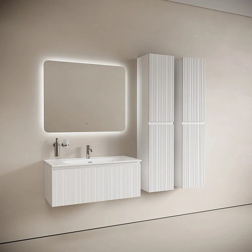 Тумба под раковину SANCOS Code CD100GP 990х453х400 цвет серая платина, подвесная Тумба под раковину SANCOS Code CD100GP 990х453х400 цвет серая платина, подвесная