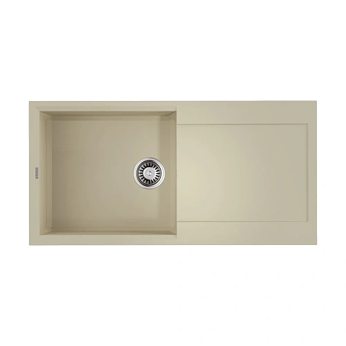 Кухонная мойка Omoikiri Sakaime 100-BE Tetogranit/ваниль 4993885 Кухонная мойка Omoikiri Sakaime 100-BE Tetogranit/ваниль 4993885