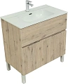 Тумба под раковину Aquanet Алвита New 80 1 ящик, 2 дверцы, дуб веллингтон белый 00277553 Тумба под раковину Aquanet Алвита New 80 1 ящик, 2 дверцы, дуб веллингтон белый 00277553