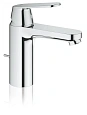 Смеситель для раковины GROHE Eurosmart Cosmopolitan с донным клапаном, средний излив, хром (2332500D Смеситель для раковины GROHE Eurosmart Cosmopolitan с донным клапаном, средний излив, хром (2332500D