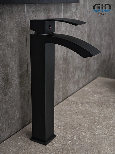 Смеситель для раковины Gid Victoria L120-BM-D L120BMD черный матовый Смеситель для раковины Gid Victoria L120-BM-D L120BMD черный матовый