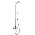 Душевая система Lemark Melange LM4962CW, хром/белый Душевая система Lemark Melange LM4962CW, хром/белый