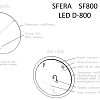 Зеркало Sancos Sfera SF800 Зеркало Sancos Sfera SF800