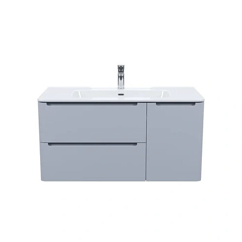 Тумба с раковиной IDDIS Edifice (EDI10L0i95K) подвесная, 100 см, светло-серый Тумба с раковиной IDDIS Edifice (EDI10L0i95K) подвесная, 100 см, светло-серый