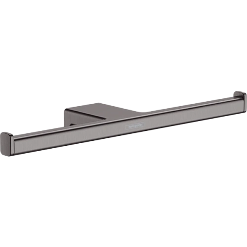 Держатель туалетной бумаги Hansgrohe AddStoris 41748340, шлифованный черный хром Держатель туалетной бумаги Hansgrohe AddStoris 41748340, шлифованный черный хром