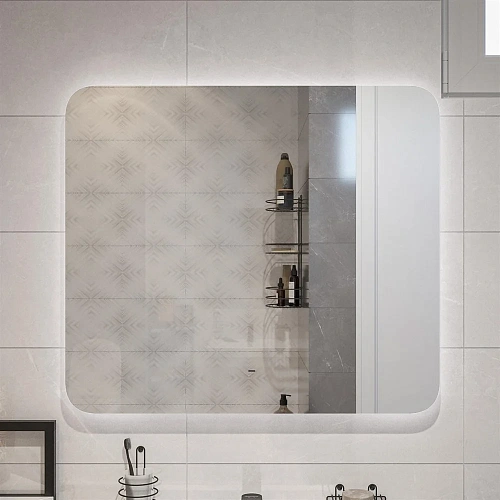 Зеркало DIWO Кострома 80 с подсветкой, прямоугольное, инфракрасное управление 543506 Зеркало DIWO Кострома 80 с подсветкой, прямоугольное, инфракрасное управление 543506