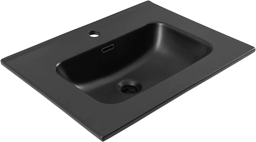 Раковина Aquanet Flat 60 черная матовая 00329253 Раковина Aquanet Flat 60 черная матовая 00329253