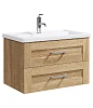 Тумба под раковину AQWELLA Foster 80см FOS01082DS подвесная, дуб сонома