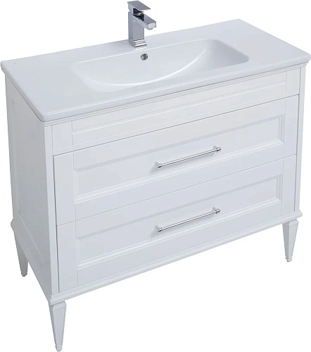 Комплект мебели Aquanet Бостон М 100 белый матовый 00210628 Комплект мебели Aquanet Бостон М 100 белый матовый 00210628