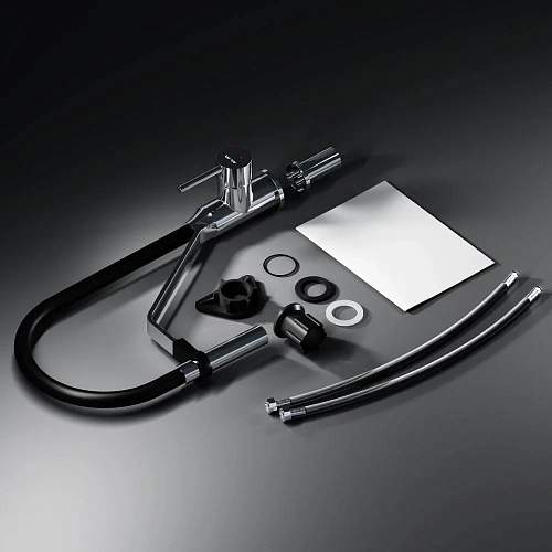 Смеситель для кухни AM.PM Like F8013000 с гибким изливом Смеситель для кухни AM.PM Like F8013000 с гибким изливом