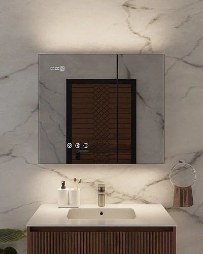 Зеркальный шкаф ArtDecco Winter Glamour 80 AWG08070MC с подсветкой Зеркальный шкаф ArtDecco Winter Glamour 80 AWG08070MC с подсветкой