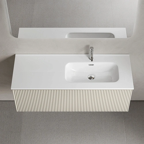 Тумба под раковину SANCOS Snob SNR1.0120RCE R 1.0 1195х445х406 Beige Soft подвесная Тумба под раковину SANCOS Snob SNR1.0120RCE R 1.0 1195х445х406 Beige Soft подвесная