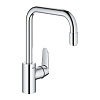 Картинка анонса товара «смеситель для кухни grohe eurodisc cosmopolitan, высокий излив, хром (31122004)»