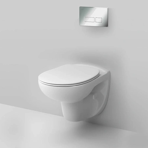 Комплект унитаза AM.PM Sense IS47051.741700 с инсталляцией, сиденьем микролифт и клавишей смыва Комплект унитаза AM.PM Sense IS47051.741700 с инсталляцией, сиденьем микролифт и клавишей смыва