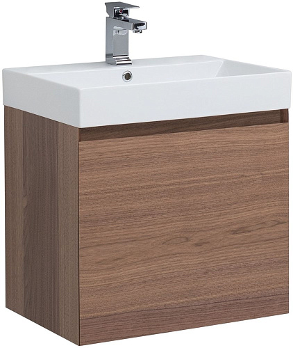 Тумба под раковину Aquanet Нью-Йорк 60 орех 00203945 Тумба под раковину Aquanet Нью-Йорк 60 орех 00203945