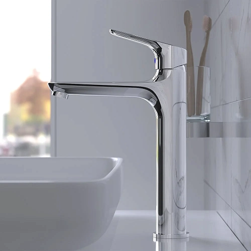 Смеситель для раковины Damixa Origin Bit 770250000 высокий Смеситель для раковины Damixa Origin Bit 770250000 высокий