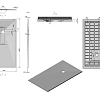 Душевой поддон Vincea VST-4SR9016G, 1600x900x30 из искусственного камня, серый Душевой поддон Vincea VST-4SR9016G, 1600x900x30 из искусственного камня, серый