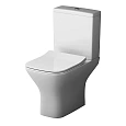 Унитаз напольный AM.PM Gem C908601SC безободковый с сиденьем микролифт Унитаз напольный AM.PM Gem C908601SC безободковый с сиденьем микролифт
