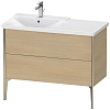 Картинка анонса товара «тумба под раковину duravit xviu xv44950b171 напольная 100 см средиземноморский дуб»
