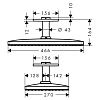 Верхний душ Hansgrohe Rainmaker Select 460 1jet 24002400 Верхний душ Hansgrohe Rainmaker Select 460 1jet 24002400