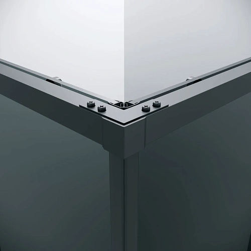 Душевая дверь GROSSMAN Galaxy 1/2.K33.01.12.21.10 (120x195) черный матовый, стекло тонированное Душевая дверь GROSSMAN Galaxy 1/2.K33.01.12.21.10 (120x195) черный матовый, стекло тонированное