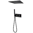 Душевая система ABBER Daheim AF8255B скрытого монтажа без излива, термостат, черная матовая Душевая система ABBER Daheim AF8255B скрытого монтажа без излива, термостат, черная матовая