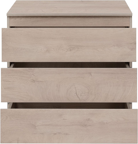 Комод Aquanet Сканди 800x480 Дуб эдгрейн (3 ящика) 00302543 Комод Aquanet Сканди 800x480 Дуб эдгрейн (3 ящика) 00302543