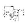 Кран GROHE Costa L (без функции смешивания воды), хром (20404001) Кран GROHE Costa L (без функции смешивания воды), хром (20404001)