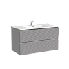 Тумба под раковину Sancos Folk FL90ES 890х445х500 Ergraut soft, подвесная Тумба под раковину Sancos Folk FL90ES 890х445х500 Ergraut soft, подвесная
