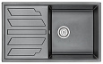 Кухонная мойка Granula 8601, ШВАРЦ (чёрный металлик), кварц 860х500 Кухонная мойка Granula 8601, ШВАРЦ (чёрный металлик), кварц 860х500