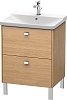 Картинка анонса товара «тумба под раковину duravit brioso br441001052 напольная 62 см европейский дуб»