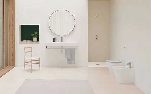 Биде напольное GSI KUBE X черный матовый (9462126) Биде напольное GSI KUBE X черный матовый (9462126)