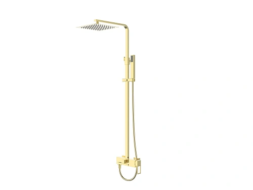Душевая система BelBagno LUCE LUC-VSCM-ORO золото Душевая система BelBagno LUCE LUC-VSCM-ORO золото