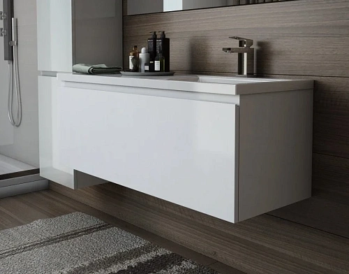 Тумба с раковиной Эстет Dallas Luxe ФР-00002303 1150х482 правая, подвесная 1 ящик Тумба с раковиной Эстет Dallas Luxe ФР-00002303 1150х482 правая, подвесная 1 ящик