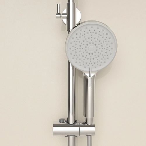 Душевая система SANCOS Teo SC11001CH c термостатом, с регулировкой по высоте хром Душевая система SANCOS Teo SC11001CH c термостатом, с регулировкой по высоте хром