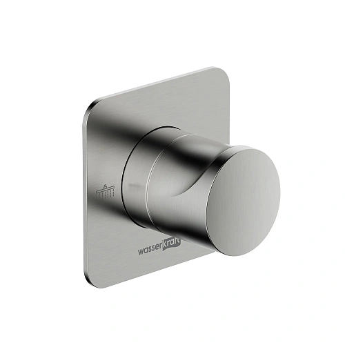 Переключатель потоков WasserKRAFT A272 на 2 выхода никель Переключатель потоков WasserKRAFT A272 на 2 выхода никель