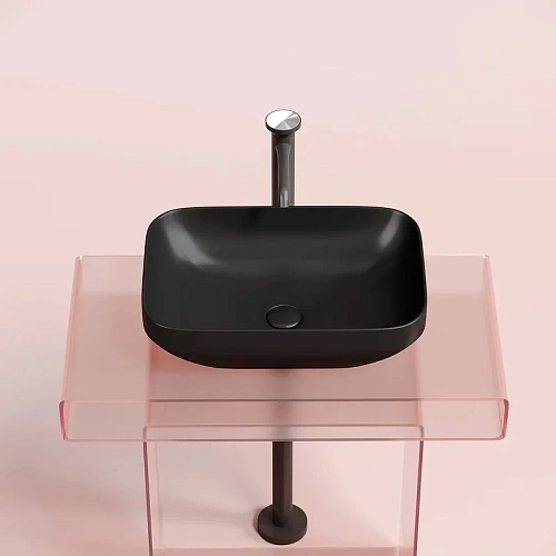 Раковина Ceramica Nova ELEMENT CN6055MB черный матовый накладная Раковина Ceramica Nova ELEMENT CN6055MB черный матовый накладная