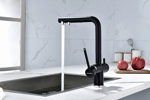 Смеситель для кухни Paulmark SERPENTINE антрацит Se213222-AN Смеситель для кухни Paulmark SERPENTINE антрацит Se213222-AN