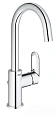 Смеситель для раковины GROHE BauLoop с донным клапаном, L-Size, хром (23763000) Смеситель для раковины GROHE BauLoop с донным клапаном, L-Size, хром (23763000)