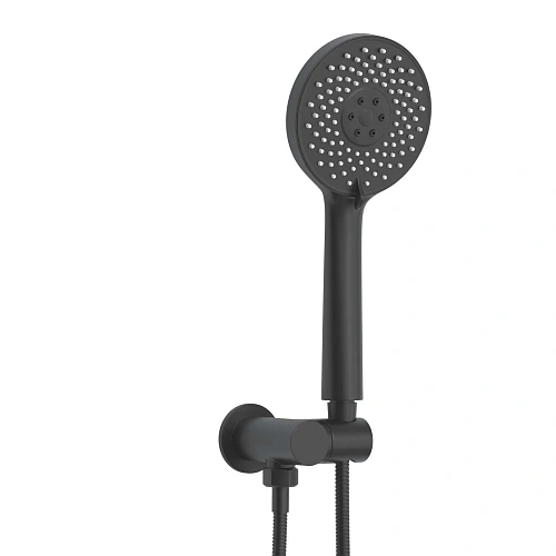 Душевая система BERGES NARDIS 3R встраиваемая, поворотный излив, черный матовый 071014 Душевая система BERGES NARDIS 3R встраиваемая, поворотный излив, черный матовый 071014