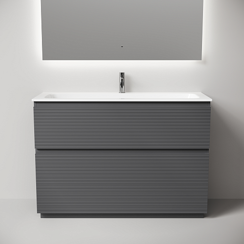 Тумба под раковину SANCOS Folk Floor FL120FGS 1190х445х850 Grey soft, напольная Тумба под раковину SANCOS Folk Floor FL120FGS 1190х445х850 Grey soft, напольная