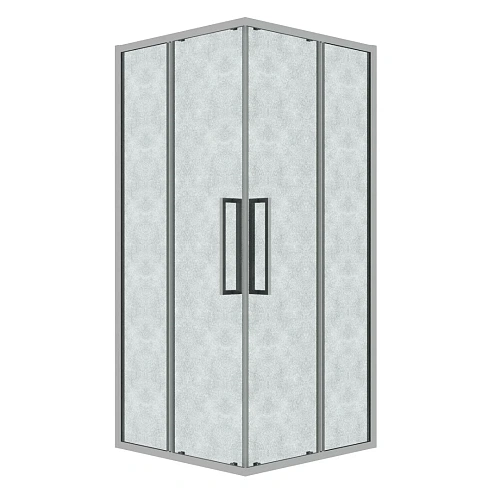Душевой уголок GROSSMAN Cosmo 300.K33.02.9090.10.02 (90x90x195) квадрат,раздвижная,хром,стекло шиншилла Душевой уголок GROSSMAN Cosmo 300.K33.02.9090.10.02 (90x90x195) квадрат,раздвижная,хром,стекло шиншилла