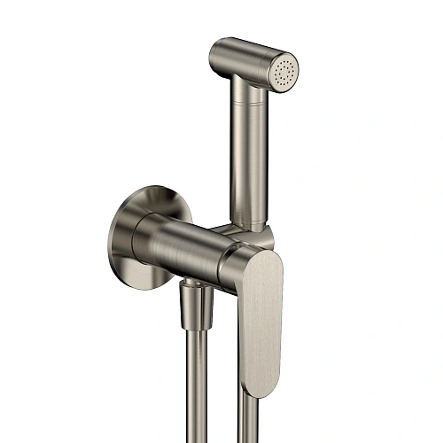 Гигиенический душ AQUAme Novara AQM6917BN скрытый монтаж, никель шлифованный Гигиенический душ AQUAme Novara AQM6917BN скрытый монтаж, никель шлифованный