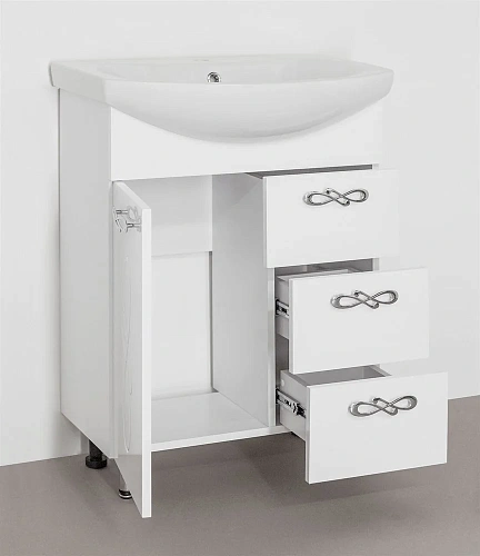 Тумба под раковину Style Line Венеция 65 (3 ящ.) ЛС-00000254 Тумба под раковину Style Line Венеция 65 (3 ящ.) ЛС-00000254