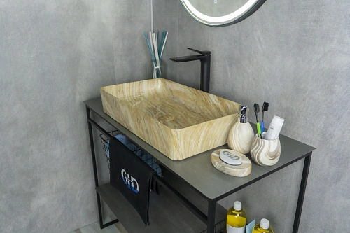 Раковина Gid Mnc595 54456 накладная под камень глянцевая 60x34x11 Раковина Gid Mnc595 54456 накладная под камень глянцевая 60x34x11