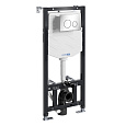 Инсталляция для унитаза WasserKRAFT Aller 10TLT.010.ME.CH02 с клавишей смыва хром Инсталляция для унитаза WasserKRAFT Aller 10TLT.010.ME.CH02 с клавишей смыва хром