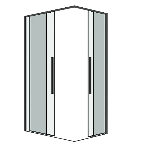 Душевой уголок GROSSMAN Galaxy 1/2.K33.01.11.42.00-1/2.K33.01.80.42.00 (110х80х195) раздвижная,графит сатин,стекло прозрачное Душевой уголок GROSSMAN Galaxy 1/2.K33.01.11.42.00-1/2.K33.01.80.42.00 (110х80х195) раздвижная,графит сатин,стекло прозрачное