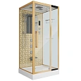 Душевая кабина Niagara Luxe NG-7714G (1000x900х2150) низкий поддон стенки золото Душевая кабина Niagara Luxe NG-7714G (1000x900х2150) низкий поддон стенки золото